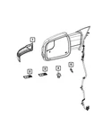 Genuine Mopar Trailer Spotter Lamp Left 68485849AA. Fixed Price $46.28.