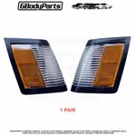 84-87 Grand National Turbo T-type Black Headlight Side Marker Lenses Pair. Fixed Price $139.95.