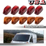 For 14-23 Ram Promaster 1500 2500.. Amber+red Cab Roof Marker Running Lights 10X. Fixed Price $59.99.