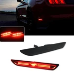 Fit 2015-2021 Ford Mustang Rear Side Marker Led Lights Black Housing. Fixed Price $32.99.