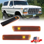 2X Amber Front Corner Turn Signal Lights 73-79 Ford F-150 Truck 78-79 Bronco. Fixed Price $39.99.
