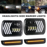 For 97-01 Jeep Cherokee Led Headlights Arrow Turn Signal + Side Marker Kit. Fixed Price $74.99.