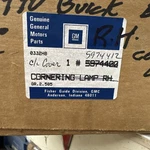 Gm 5974412 Rh Corner Lamp 1987-90 Buick Electra Nos. Fixed Price $55.00.