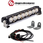 Baja Designs 10" S8 Wide Cornering Hood Mount Light Bar Kit For Polaris Rzr Xp. Fixed Price $369.90.