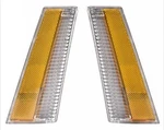 78-79 Malibu El Camino Headlight Clear Amber Side Marker Turn Lamp Lens Pr. Fixed Price $89.99.