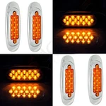 4PCS Amber Roof Clearance 16BULB Led Signal Side Marker Light For Trailer Truck. Fixed Price $24.99.