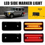 F&r Smoked Led Side Marker Lights Fit 1999-2014 Mercedes W463 G500 G550 G-class. Fixed Price $39.89.