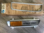 1970 Plymouth Sport Fury Nos Mopar C Body Rh Side Marker Light Lens 3420842. Fixed Price $185.00.