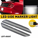 Rear Lh & Rh Side White Led Strip Marker Lights 2015-2022 Ford Mustang. Fixed Price $21.84.