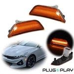 Pair Fits 2021 2022 Kia K5 Optima Led Side Marker Light Reflector Assembly Set. Fixed Price $29.99.