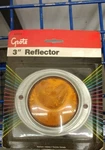 Grote 40233-5 Aluminum 3" Round Amber Mountable Reflector. Fixed Price $7.98.