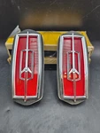 1970 Oldsmobile 98 Ninety Eight Rear Quarter Marker Light Lens & Bezel Set Nos. Fixed Price $235.00.