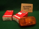 Pair Of Nos Metal Grote Amber 2 Bulb Truck-trailer Clearance-marker Lights. Fixed Price $16.00.