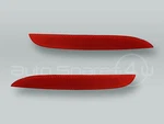 Red Rear Bumper Reflectors Covers Pair Fits 2009-2012 Bmw X1 E84. Fixed Price $47.90.