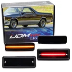 4PC Set Smoke Lens Amber/red Full Led Side Marker Lights For Camino/caballero. Fixed Price $49.09.