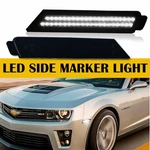 2PCS Auxito Front Smoked Bumper Side Led Marker Light For Chevy Camaro 2010-15. Fixed Price $20.89.