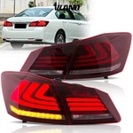 Pair Vland Red Clear Led Tail Lights W/drl Sequential For 2013-2015 Honda Accord. Fixed Price $219.99.