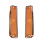Pair Side Marker Lights Fits 1975-1980 C10 With Chrome Trim. Fixed Price $21.99.