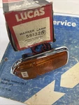 Mgb Midget Nos Lucas Right Front Amber Side Marker Lamp L824 1970-1980. Fixed Price $125.00.