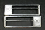 70 Cadillac Eldorado Front Fender Cornering Light Lens Surround Bezel Set Lh Rh. Fixed Price $80.00.