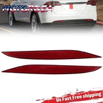 Pair For 2016-2023 Tesla Model X Rear Bumper Reflector Light Red 103434200C. Fixed Price $16.98.