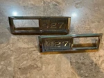 1968-69 Chevelle Front Fender Side Marker Light Bezel 427 Emblem. Fixed Price $32.99.