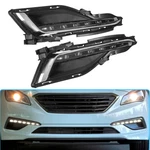 Fog Light Left & Right For 2015 2016 2017 Hyundai Sonata Front Led Drl Lamp. Fixed Price $90.50.