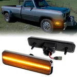 For 72-93 Dodge Truck Ramcharger Smoked Front Led Side Marker Light. Fixed Price $28.49.