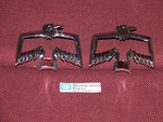 Pontiac Firebird Rear Side Quarter Marker Light Bezels New 1969 Molding. Fixed Price $56.00.