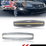 2X Clear White Led Front Side Marker Corner Lights For 2000-2006 Hyundai Accent. Fixed Price $39.99.
