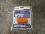 New Grote 40233-5 Amber Aluminum Two-hole Mounting Reflector (BN408). Fixed Price $8.99.