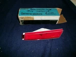 Nos 74 75 76 Pontiac Catalina Left Hand Rear Side Marker Lamp Lens Gm# 912065. Fixed Price $25.00.