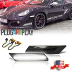 2X Led Front Side Marker Turn Signal Light White For Porsche 911 987 997 Cayman. Fixed Price $24.99.