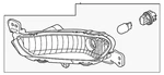 Genuine Honda Light Assembly Front 33350-T6Z-A21. Fixed Price $97.87.