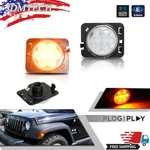 For 2007-2018 Jeep Wrangler Jk Amber Led Fender Side Marker Turn Signal Lights. Fixed Price $14.98.