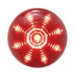 United Pacific 38169 Clearance 2" Round Beehive Light, Led, Red Led/lens. Fixed Price $33.11.