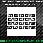 1970-1987 Monte Carlo Landau Top Rear Window Windshield Molding Reveal Clips Gm. Fixed Price $14.36.