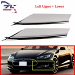 Pair Chrome Left Upper+lower Fog Lamp Molding Trim For 2016-2021 Tesla Model. Fixed Price $39.35.