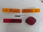 Fits Jeep Side Marker Lamp Kit Including Spare Tire 1970 - 1983 CJ5 CJ6. Fixed Price $39.95.