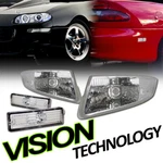 Chrome Front Parking Bumper Lights+rear Side Marker K2 For 93-02 Chevy Camaro. Fixed Price $58.00.