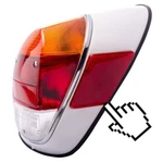 Vw Bug Rear Tail Light Reflector Pair 2P Beetle T1 1968-1972 Sidemarker Red. Fixed Price $30.00.