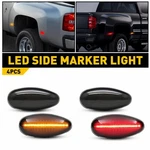 Smoked 4PC Dually Bed Led Side Marker Lights Lamps For 2001-2014 Chevy Silverado. Fixed Price $25.64.