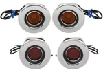 Trim Parts Curved Red Side Marker Light Set 1968 Satellite Roadrunner Gtx. Fixed Price $339.98.