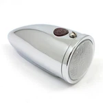 'toby' Side Lamp, Equivalent Lucas 1130 Type, Red Dot Insert, Chrome, Glass. Fixed Price $165.97.