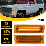 Led Amber Side Marker Lights Fit 1981-1991 Chevy/gmc C/k 1500 2500 C10 C20 2-10X. Fixed Price $8.54.