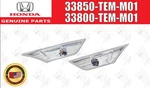 Honda Civic Type FK8 Side Marker Clear Set 33800-TEM-M01 33850-TEM-M01 Oem. Fixed Price $132.00.