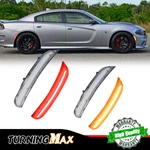 Clear Lens Front Rear Led Side Marker Lights Lamps For 2015-2022 Dodge Charger. Fixed Price $29.99.
