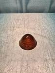 Vintage Doray Lamp Co Chicago Amber Orange Glass Lens #BL25DC Beehive. Fixed Price $9.99.