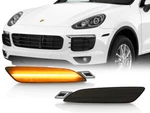 Usa Fit 2015-2019 Cayenne 958 Smoke Amber Led Front Bumper Side Marker Light. Fixed Price $34.95.