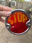 Vtg Style Brake Stop Ratrod, Model Ford, Brown Bi-lite. Fixed Price $59.99.